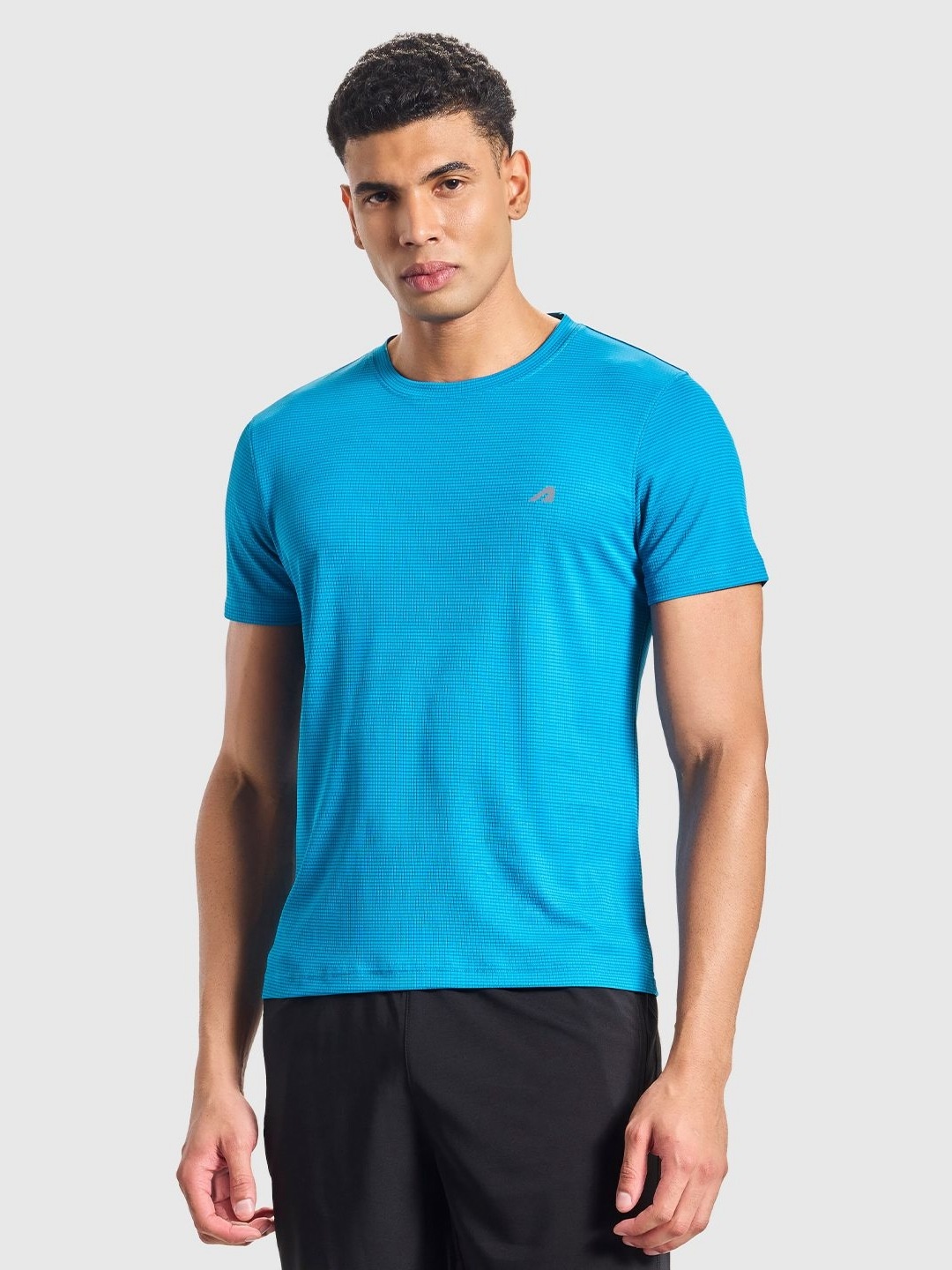 

BOLDFIT Men Polyester Training Tshirt, Blue