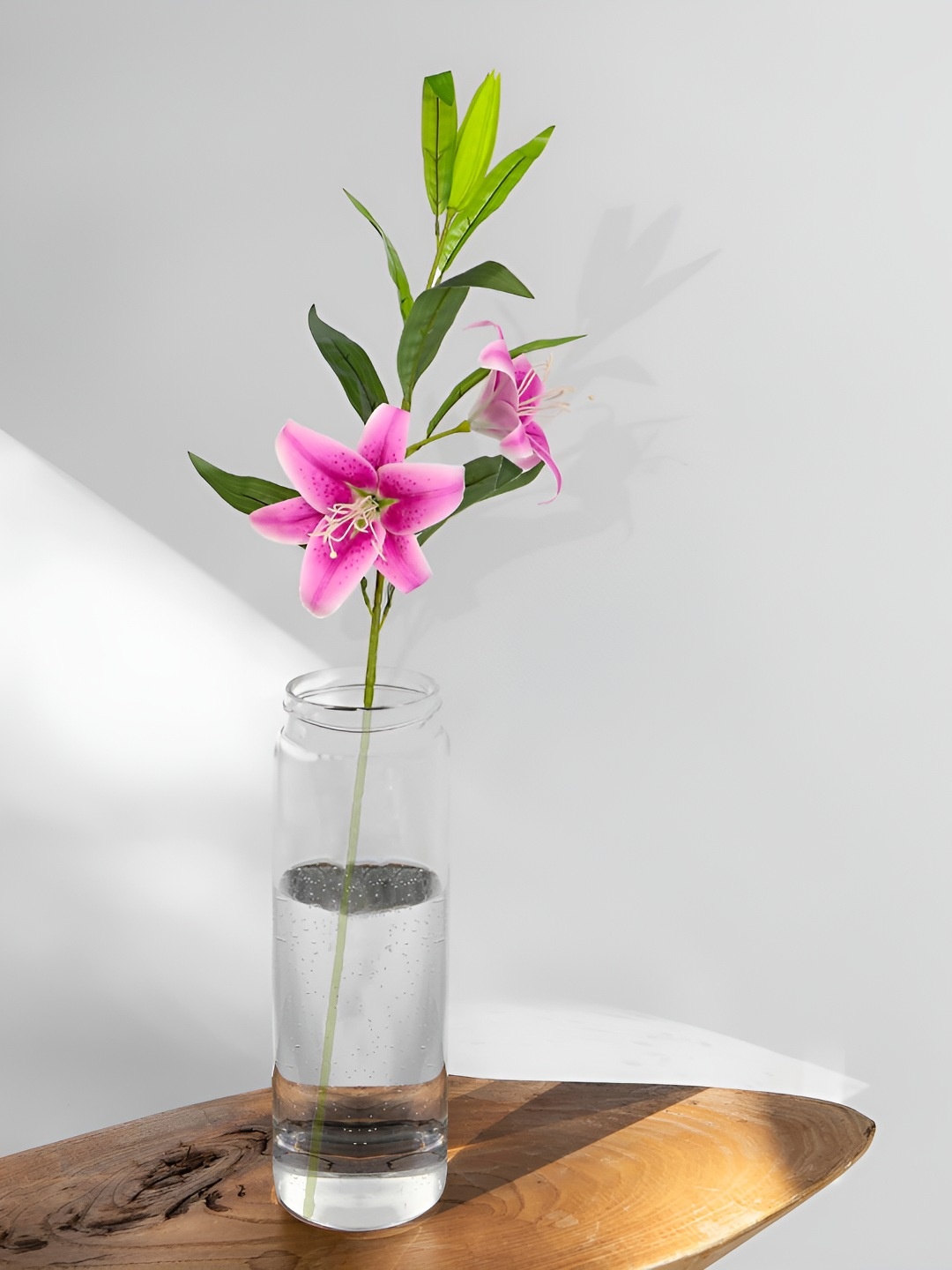 

THE HOME CO. Purple & White Lily Artificial Flower
