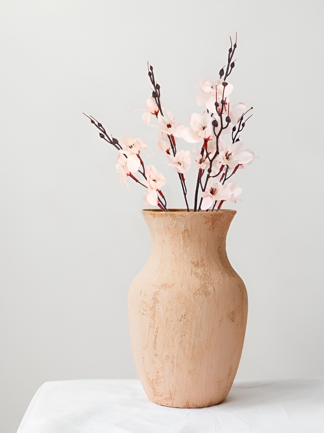 

THE HOME CO. White & Red Orchid Artificial Flower