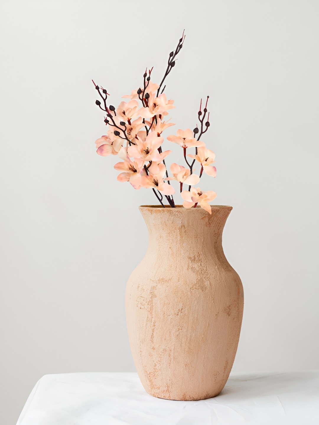 

THE HOME CO. Orange & Beige Orchid Artificial Flower