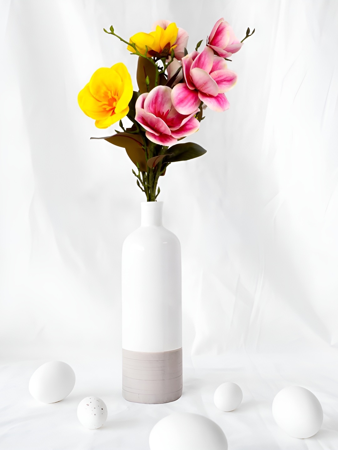 

THE HOME CO. Yellow & Pink Orchid Artificial Flower
