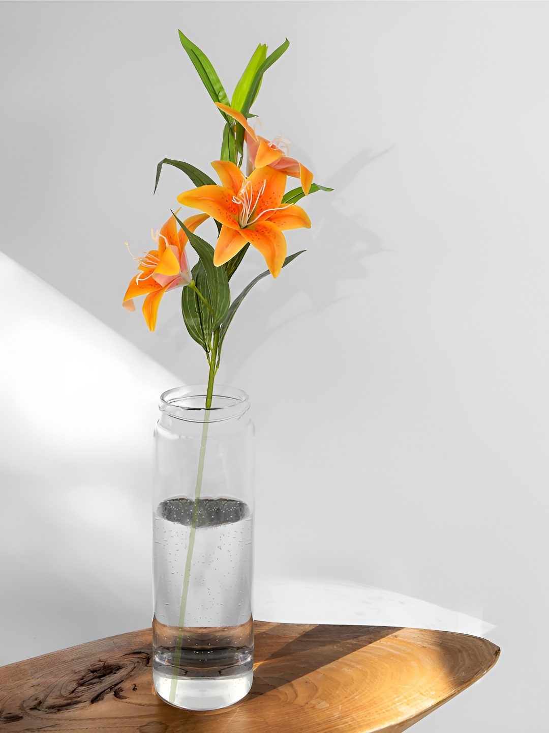 

THE HOME CO. Orange & Green Lily Artificial Flower