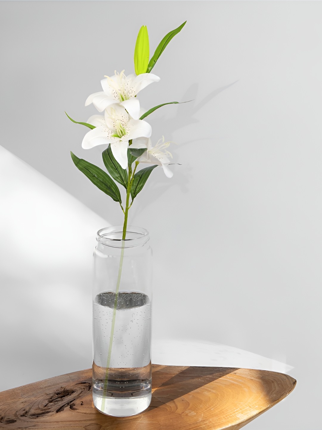 

THE HOME CO. White & Green Lily Artificial Flower