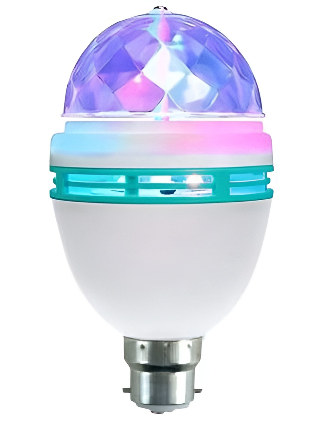 

ENORMITY White & Green Textured Contemporary Disco Ball Ceiling Bulb