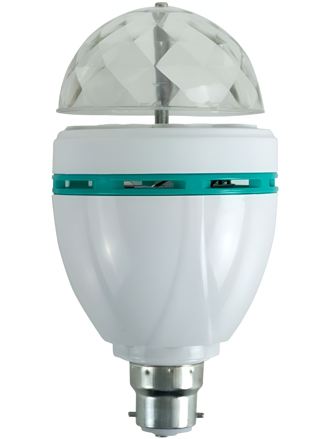 

ENORMITY White & Blue Single Disco Ball Bulb