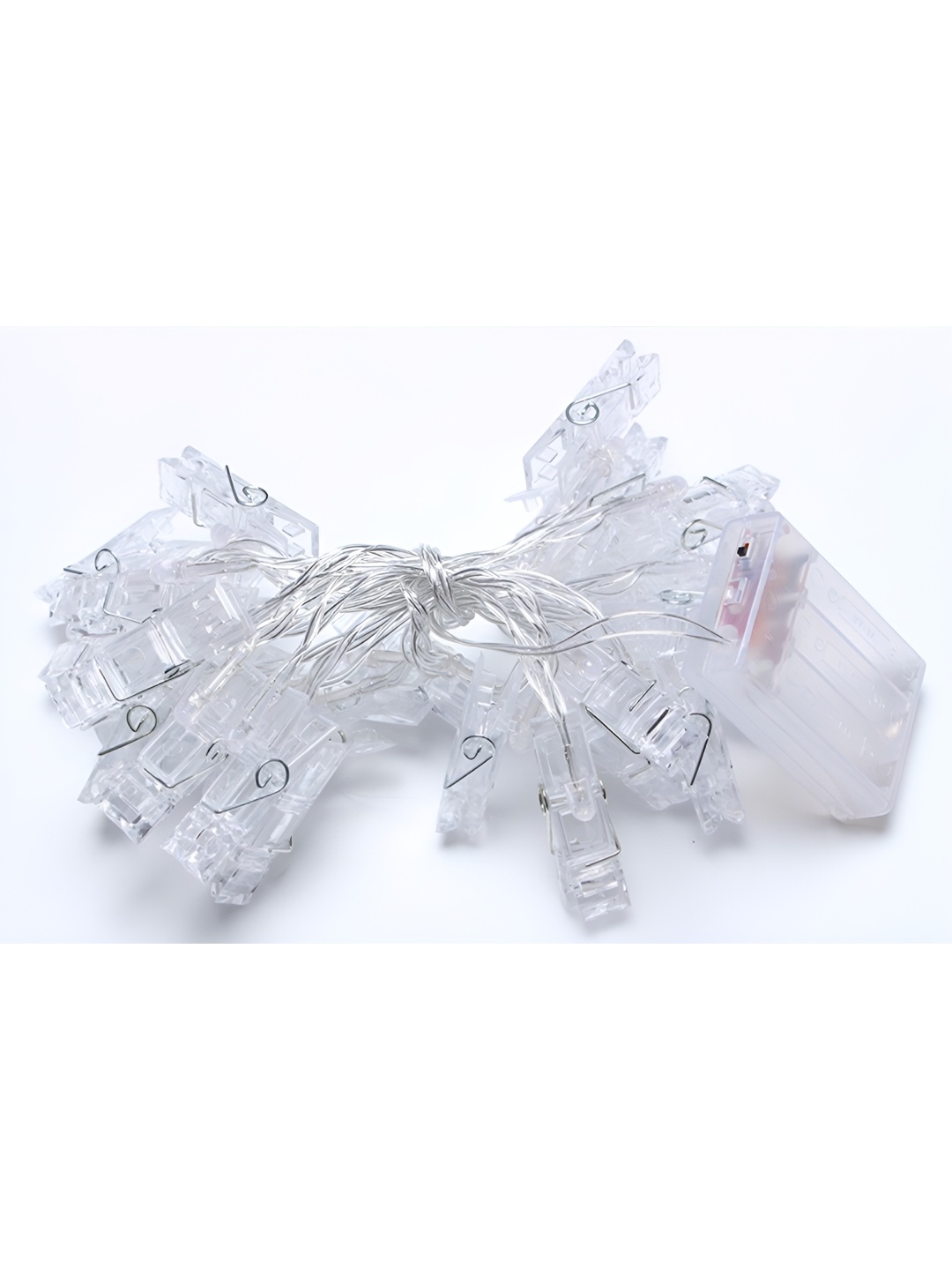 

ENORMITY White Photo Clip Shape String Lights