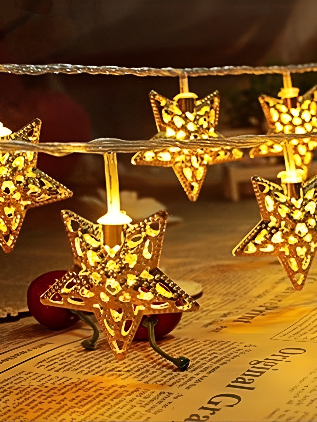 

ENORMITY Yellow Star Shape String Lights