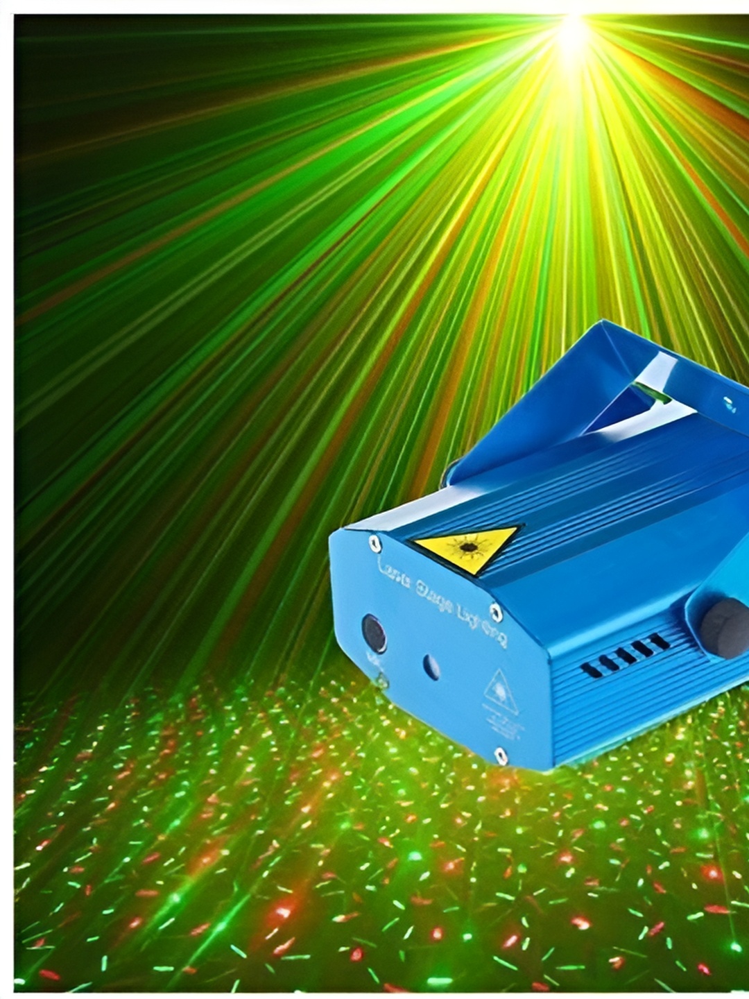 

ENORMITY Blue & Black Abstract Shaped Mini Laser Projector