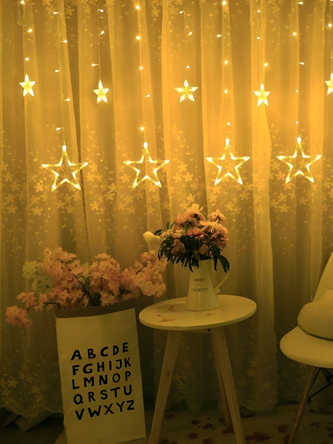 

ENORMITY White Star Shaped String Lights