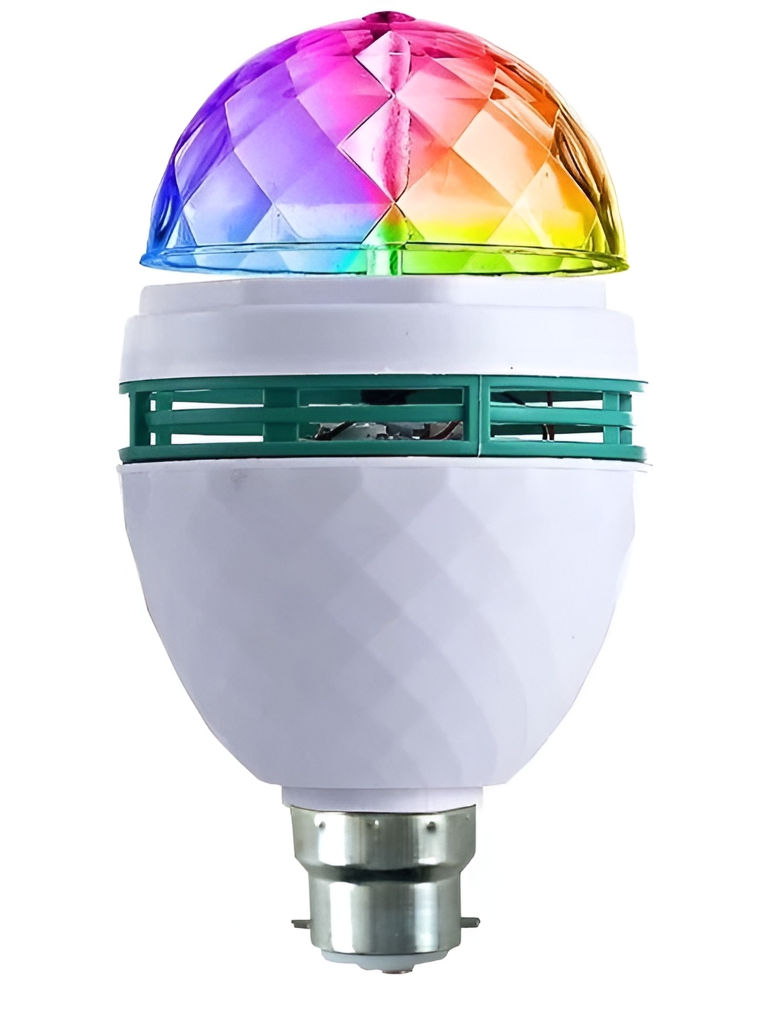 

ENORMITY Sea Green & White Spherical Shaped LED Rotating Single Ceiling Lamps