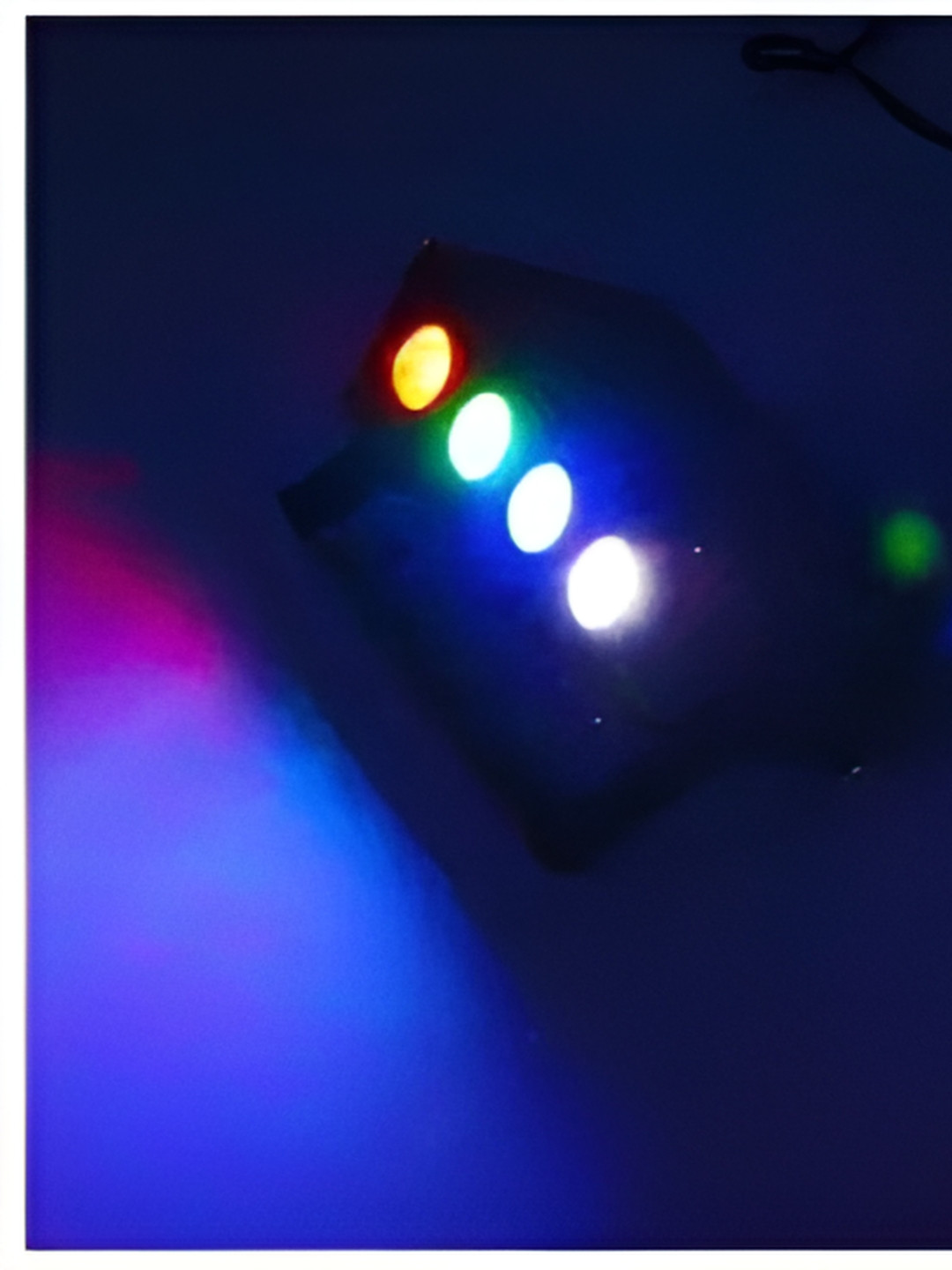 

ENORMITY Black Textured Shower Laser Projector Floor Lamps