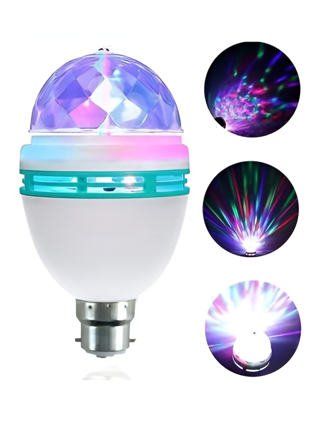 

ENORMITY White & Green Textured Textured Contemporary Semi-sphere Disco Ceiling Lamps
