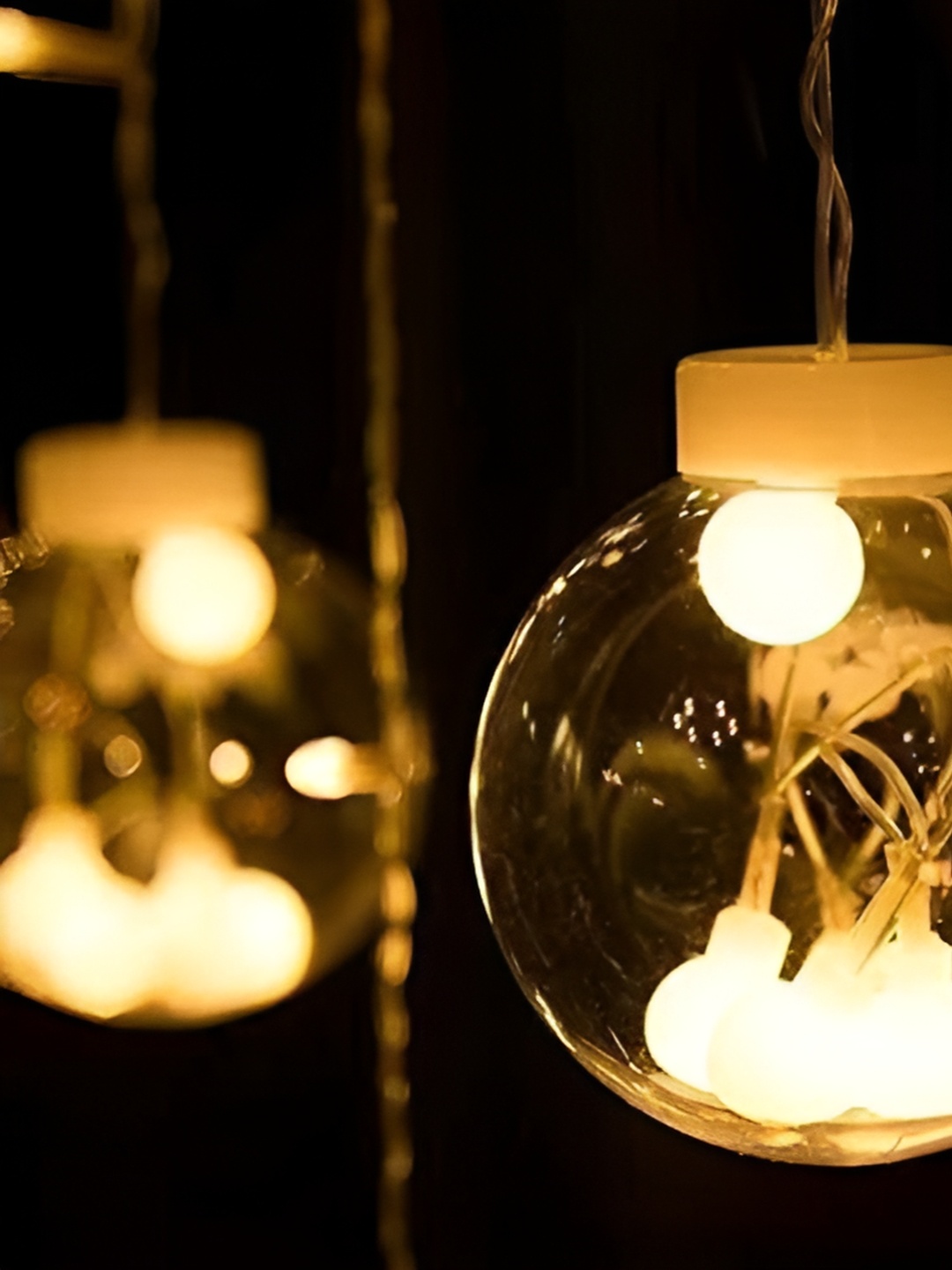 

ENORMITY Yellow Ball Shaped LED String Lights