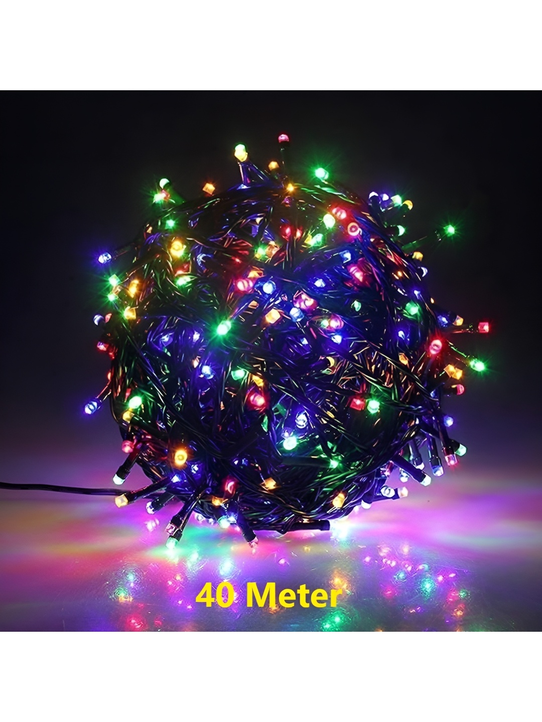 

ENORMITY Blue & Green Rice Shape String Lights