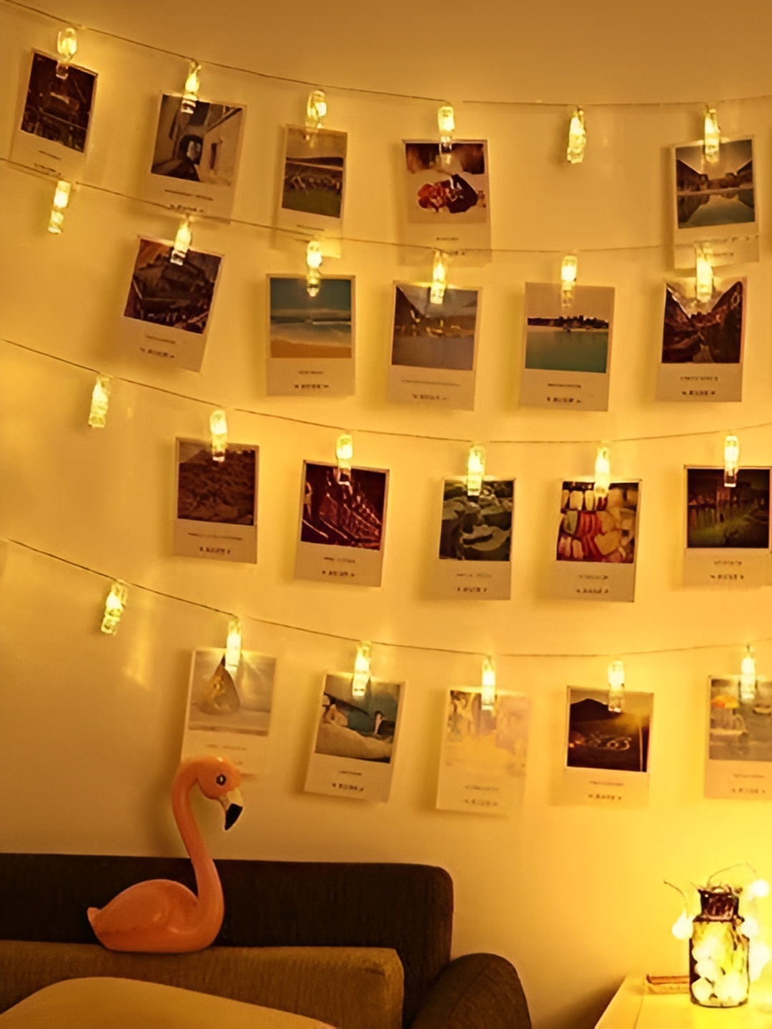 

ENORMITY Yellow Photo-Clip Shape String Lights
