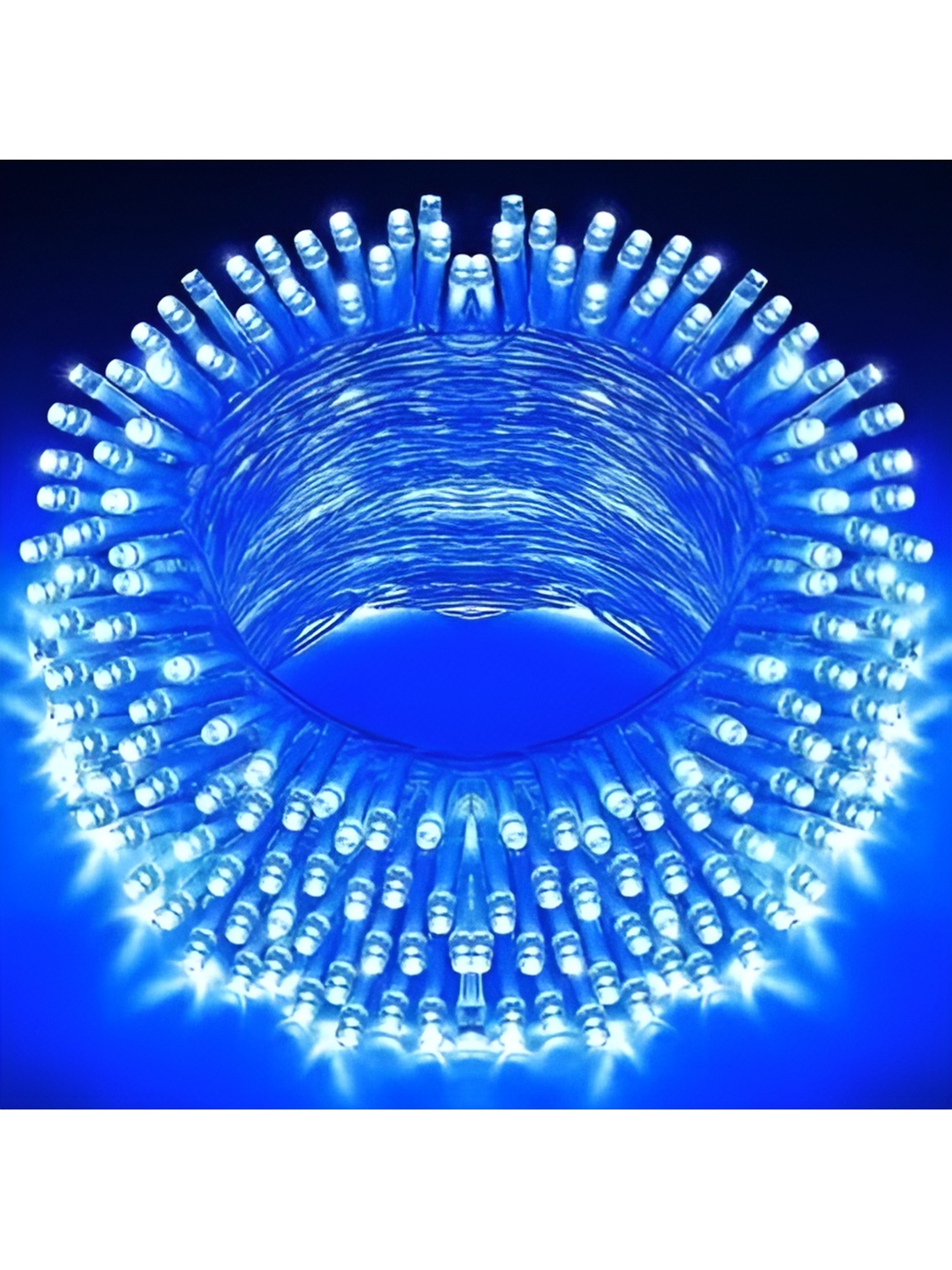 

ENORMITY Blue Rice Shape String Lights