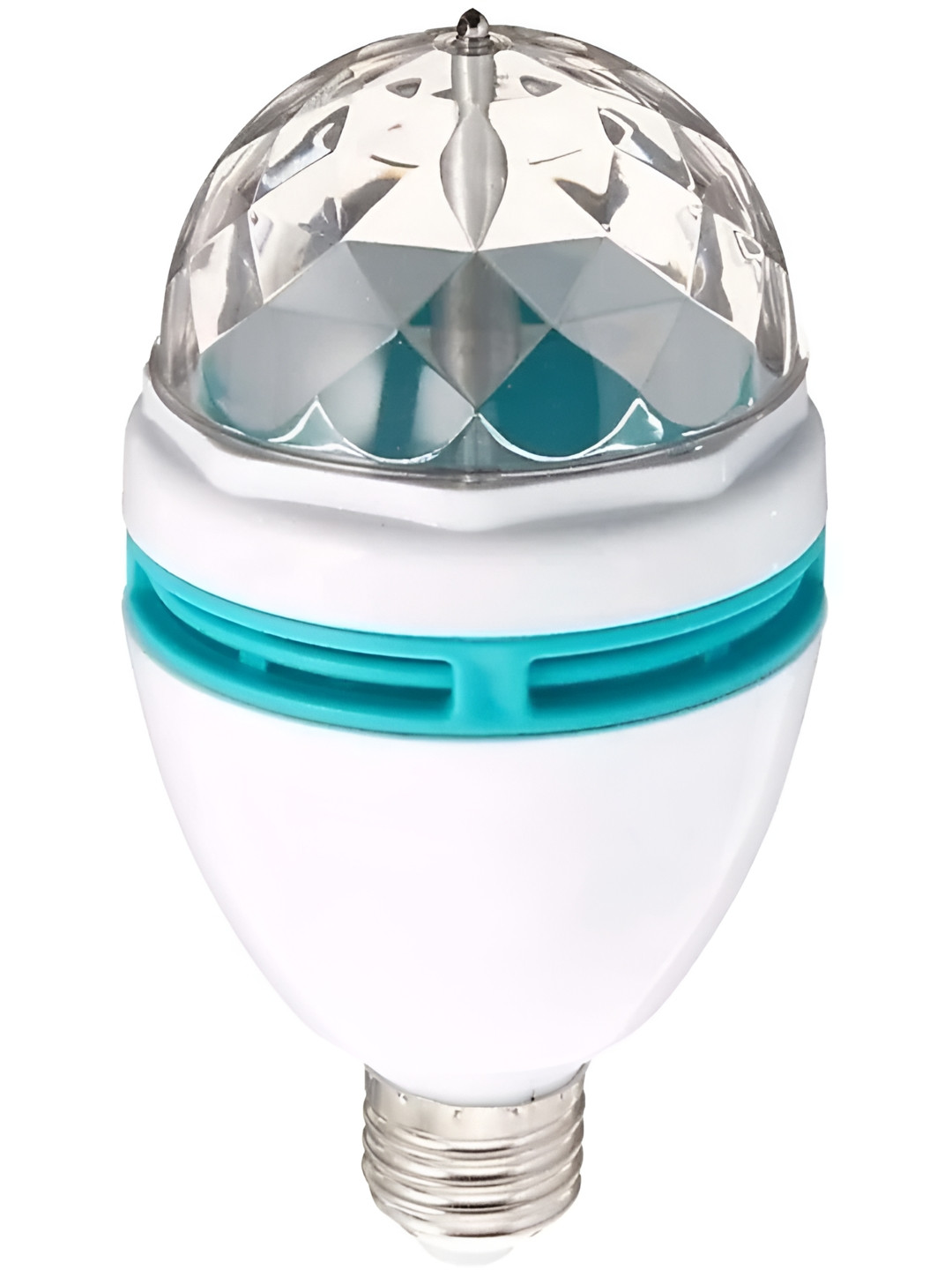 

ENORMITY Sea Green & White LED Rotating Single Disco Bulb