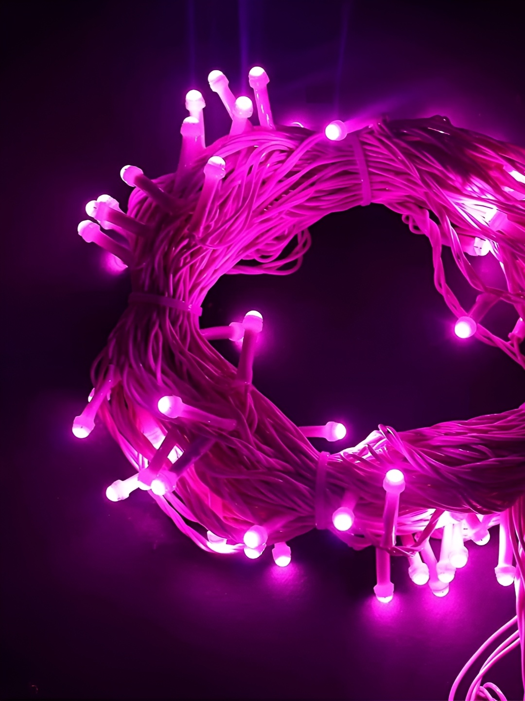 

ENORMITY Pink Rice Shape String Lights