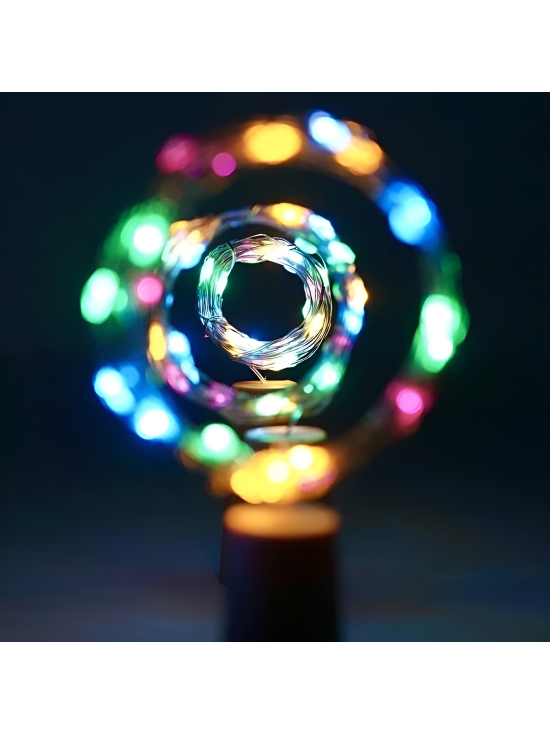 

ENORMITY Yellow & Green 2 Pieces Rice String Lights