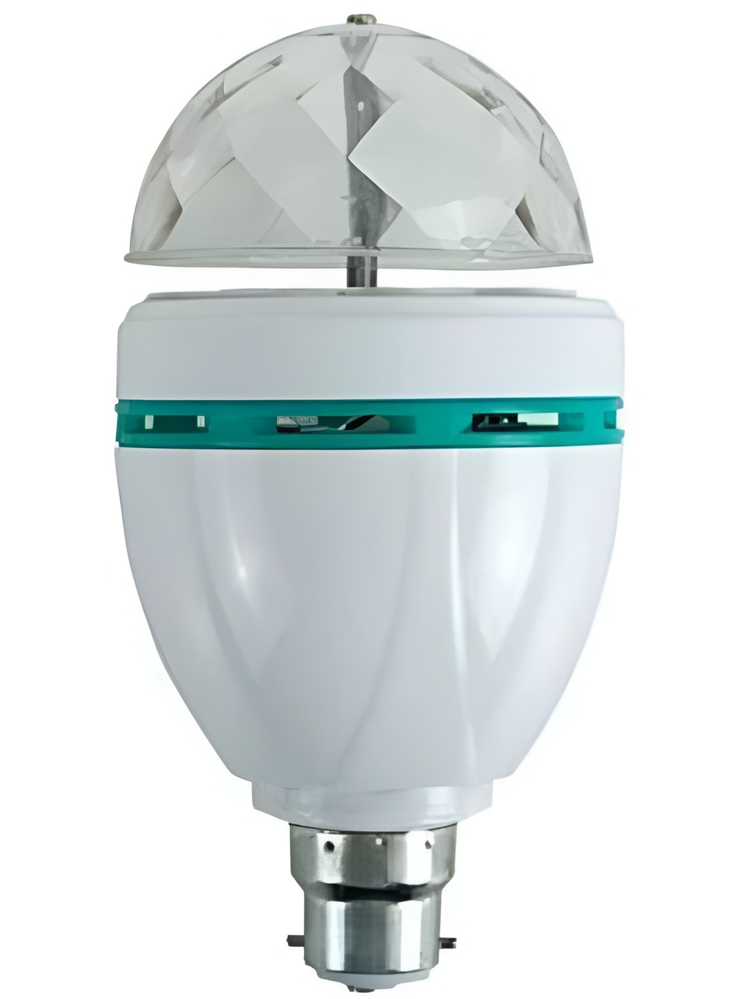 

ENORMITY White & Green Textured Contemporary Spherical Bulb