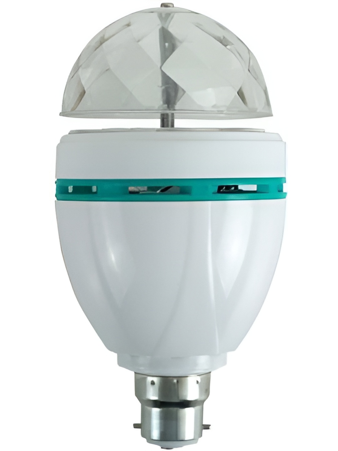 

ENORMITY Sea Green & White Textured Spherical Shape Bulb