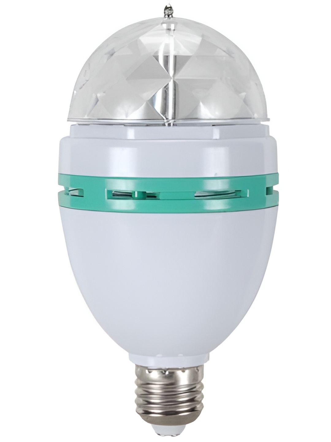 

ENORMITY White & Green Textured Contemporary Semi-sphere Disco Ceiling Lamps