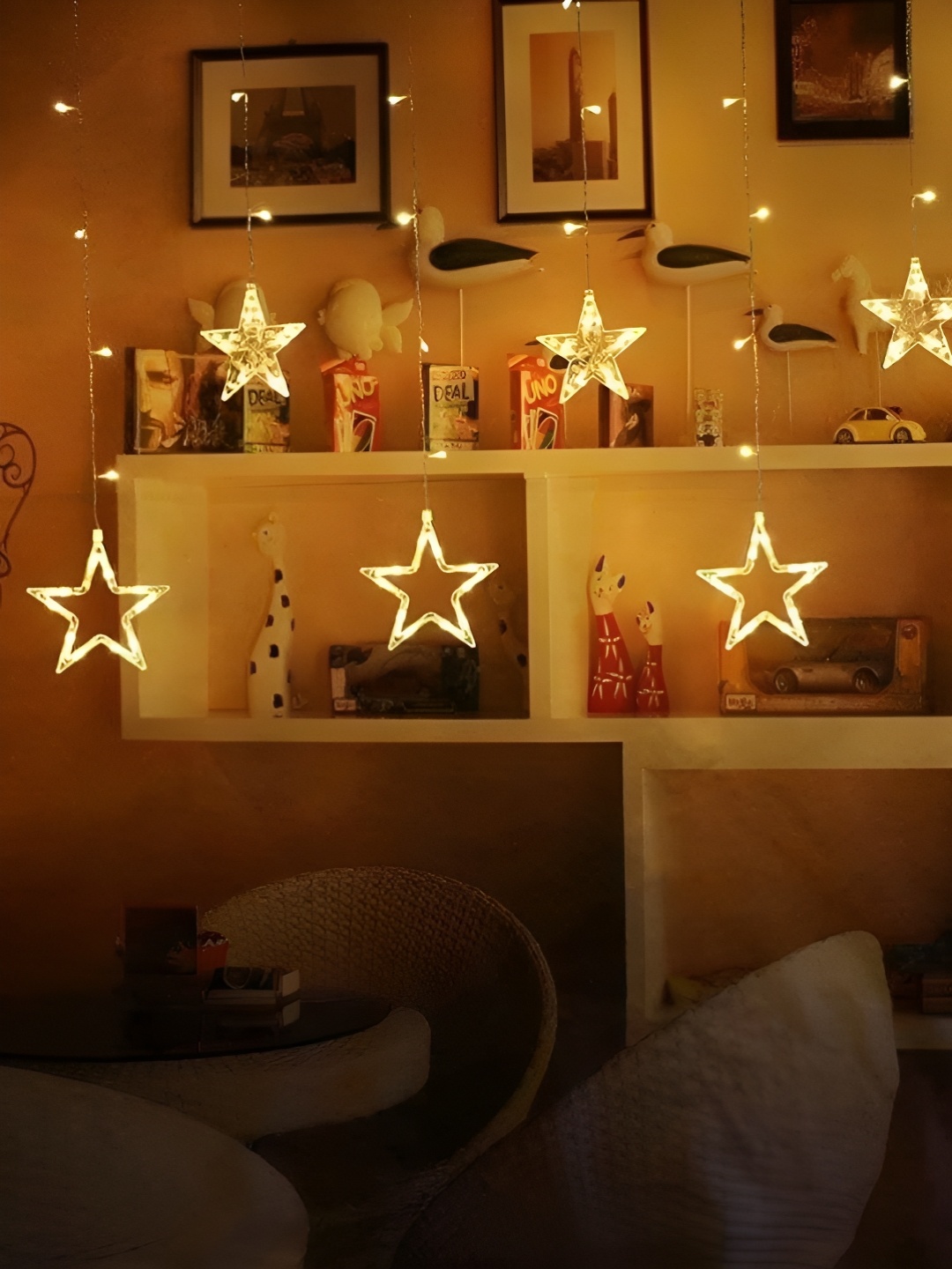 

ENORMITY Yellow Star Shaped LED String Lights