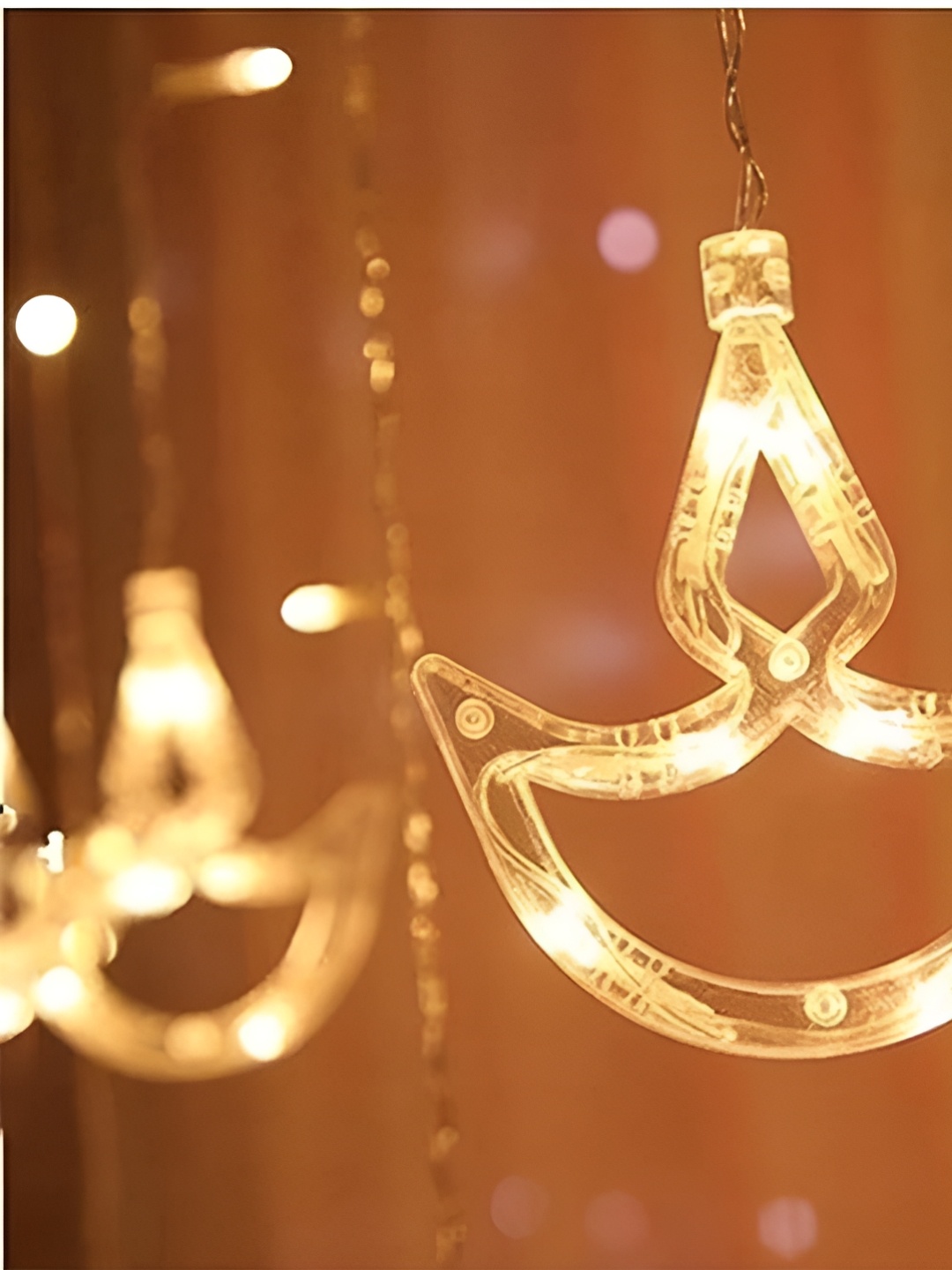 

ENORMITY Yellow Diya Shaped LED String Lights