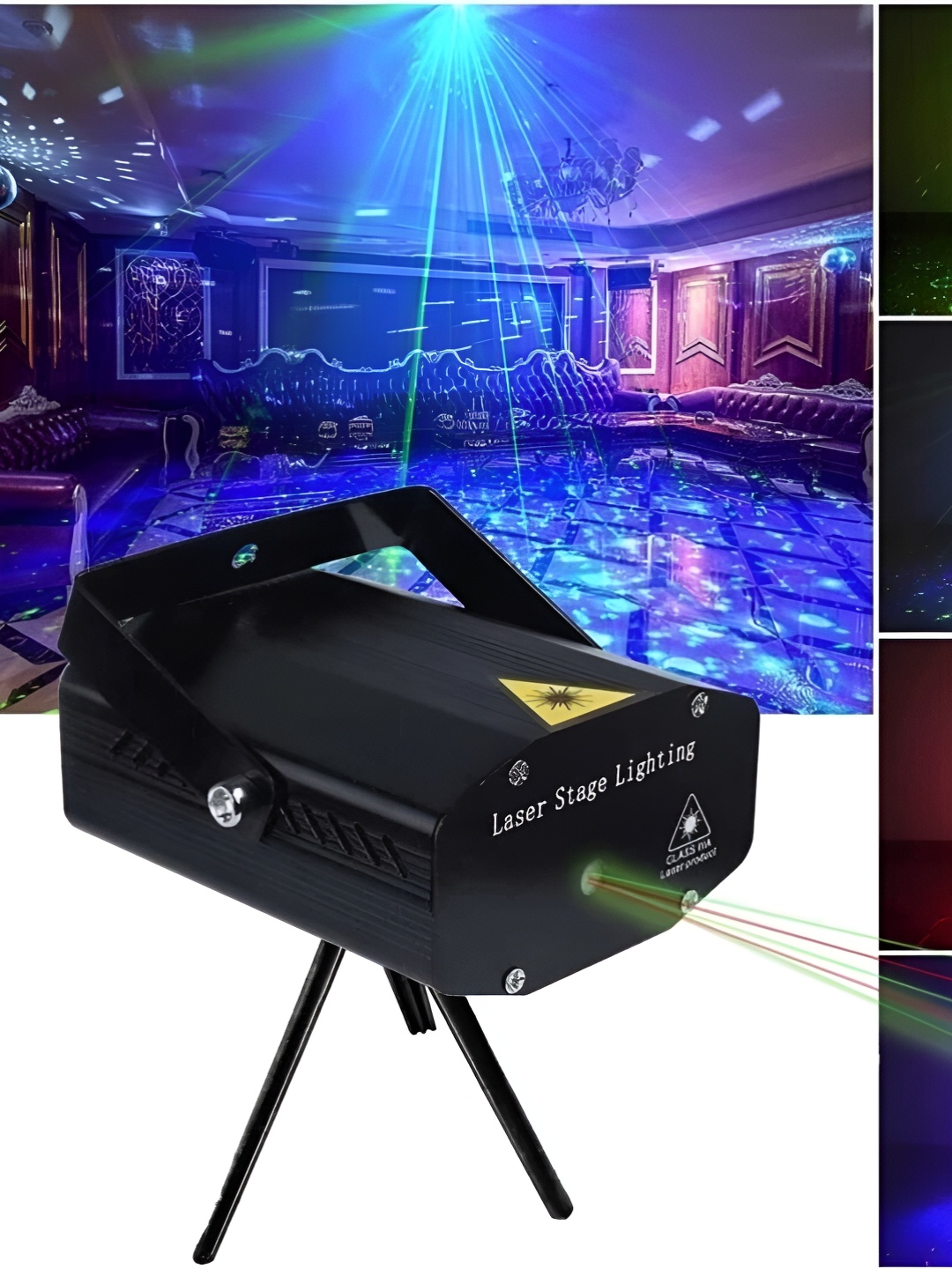 

ENORMITY Blue & Black Mini Laser Projector