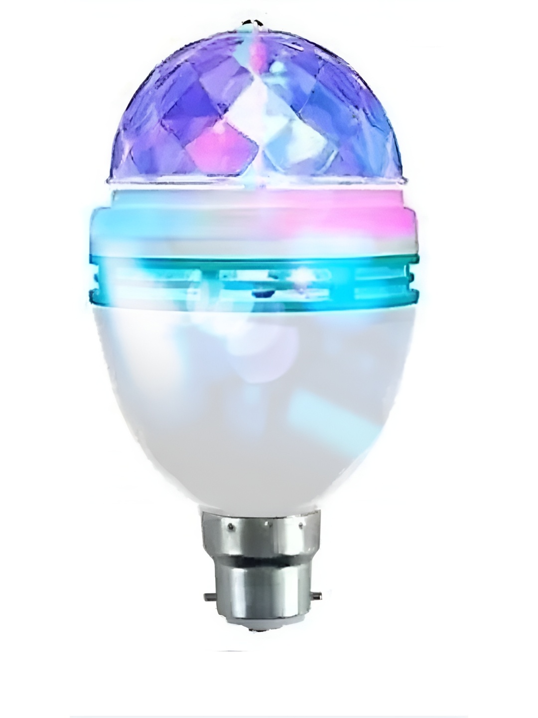 

ENORMITY Blue & White Textured Disco Ball Bulb