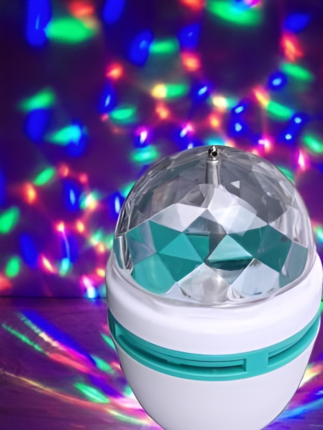 

ENORMITY Sea-Green & White Textured Contemporary Semi-sphere Disco Ceiling Lamps