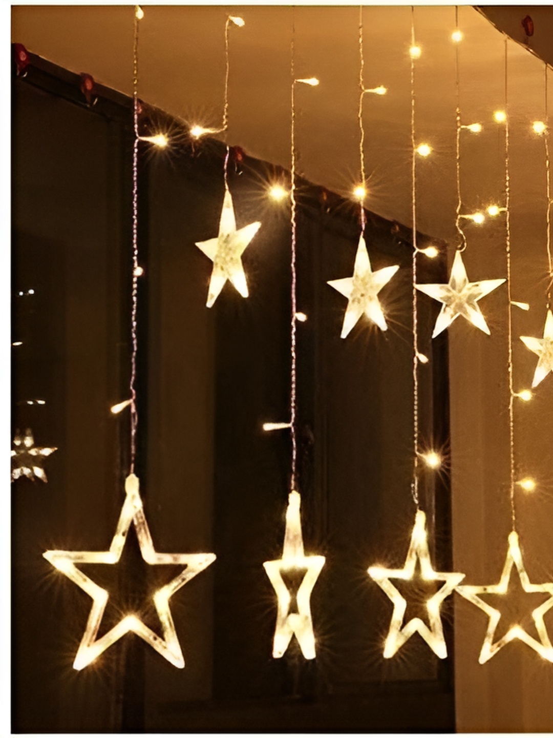 

ENORMITY Yellow Star Shaped LED String Lights