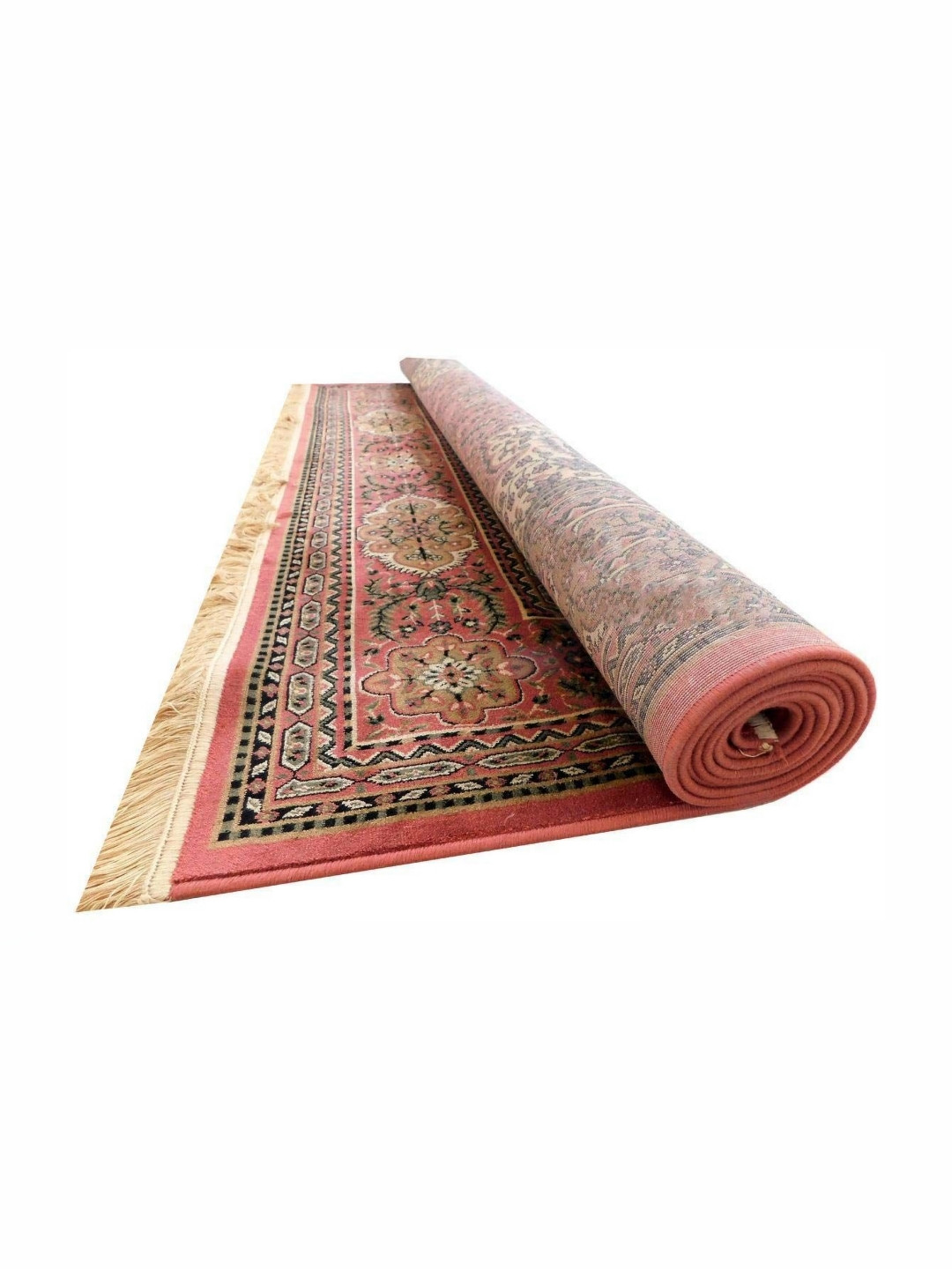 

IMRA CARPET Pink & Black Ethnic Motifs Printed Rectangular Carpet