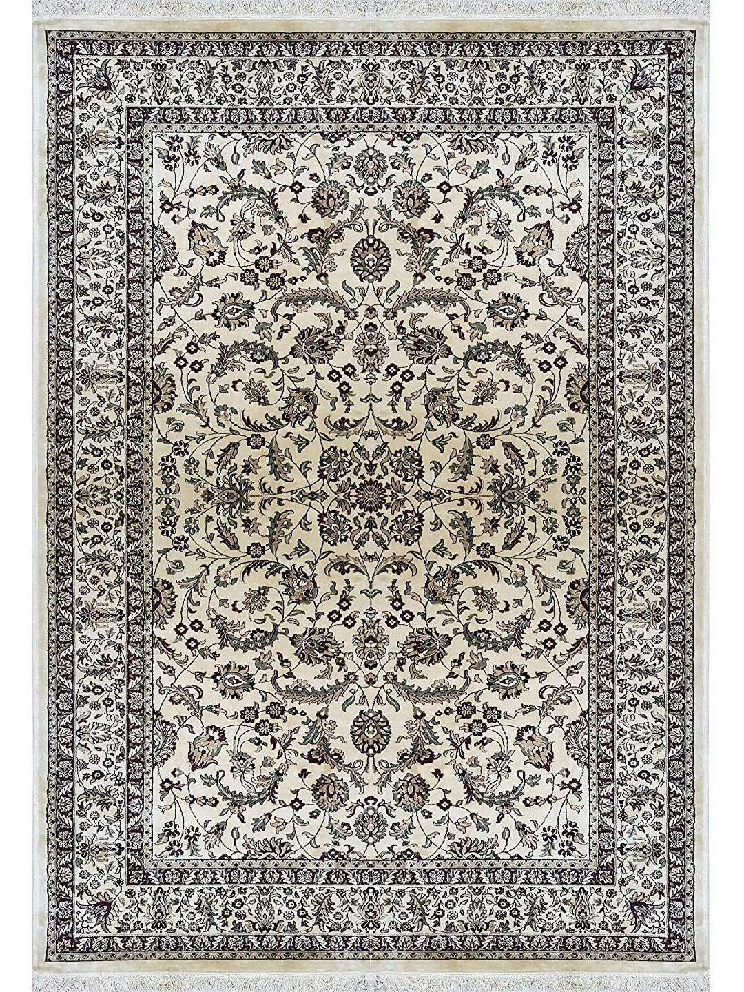 

IMRA CARPET Grey & Black Floral Printed Carpet
