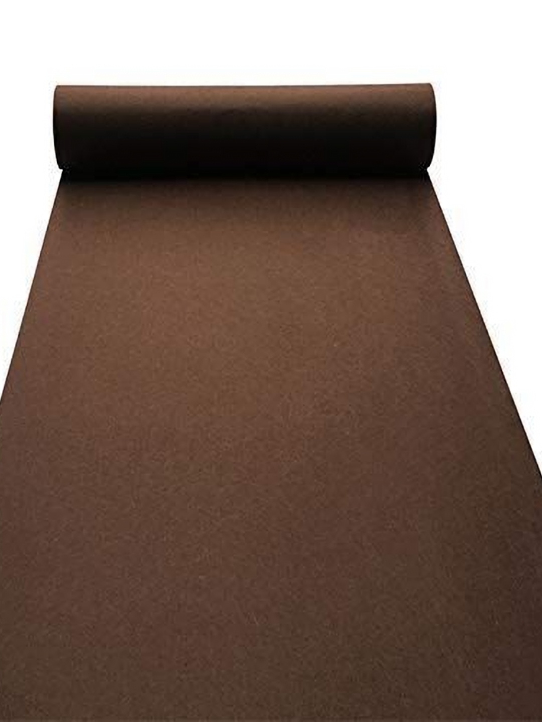 

IMRA CARPET Coffee Floor Long-lasting Runner, Coffee brown