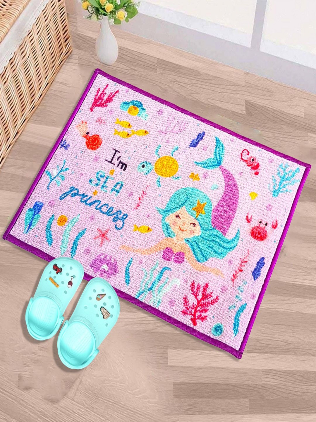 

Matz and More Purple & Blue Rectangular Doormats