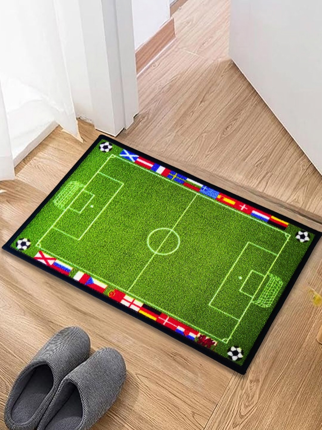 

Matz and More Green & White Anti Slip Floor Mat