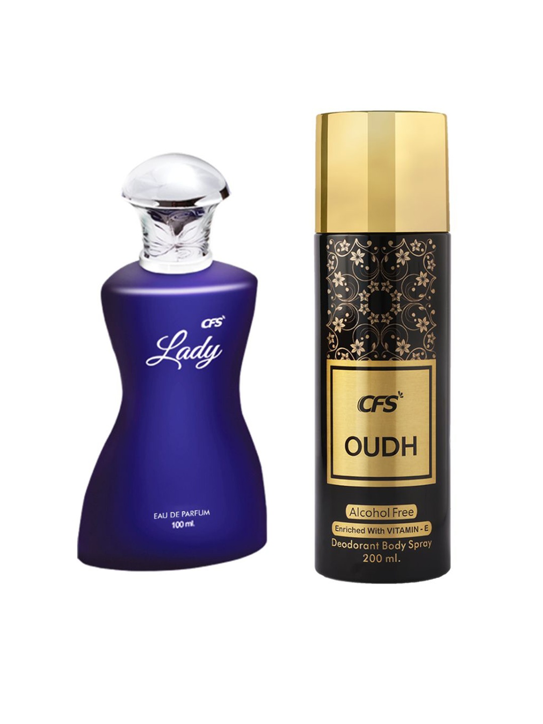 

CFS Lady Eau De Parfum & Oudh Long Lasting Deodorant Combo, Blue