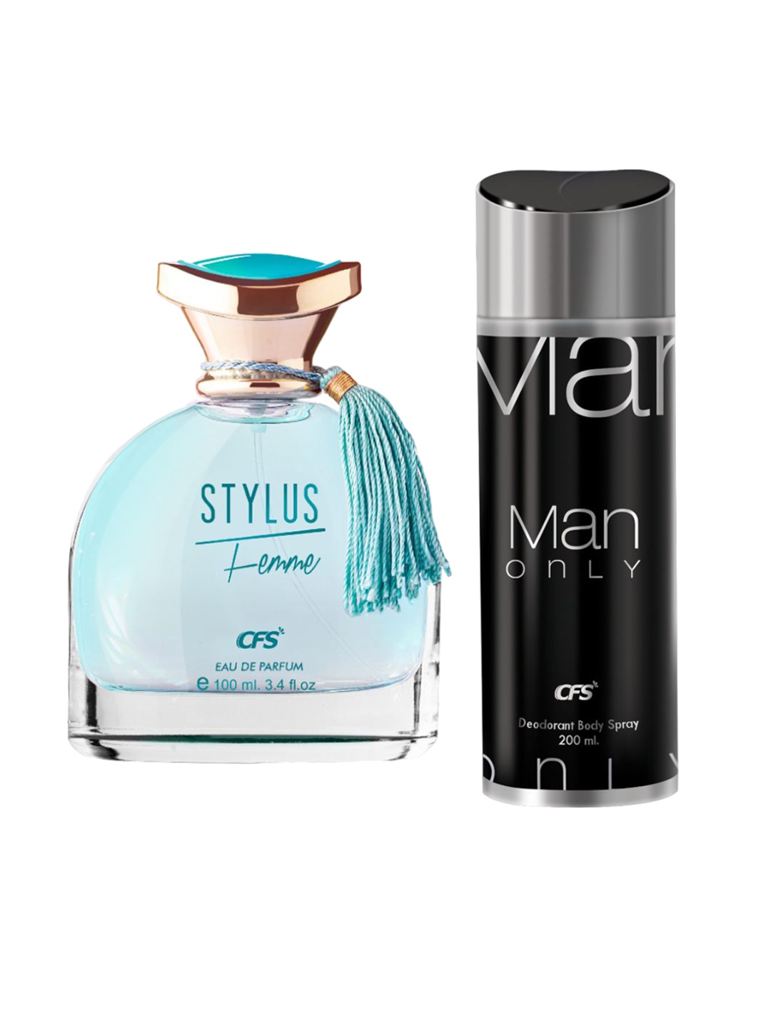 

CFS Set of Stylus Blue Eau De Parfum 100ml & Man Only Deodorant Body Spray 200ml