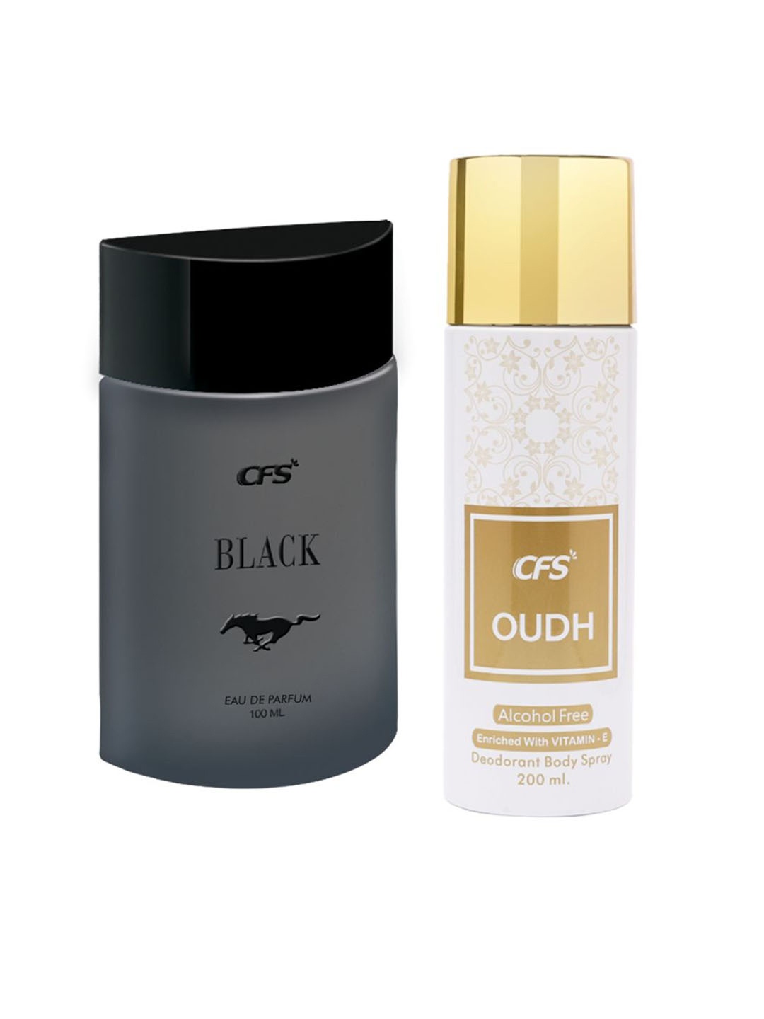 

CFS Black & Oudh Set Of 2 EDP & Deodorant Body Spray - 300ml