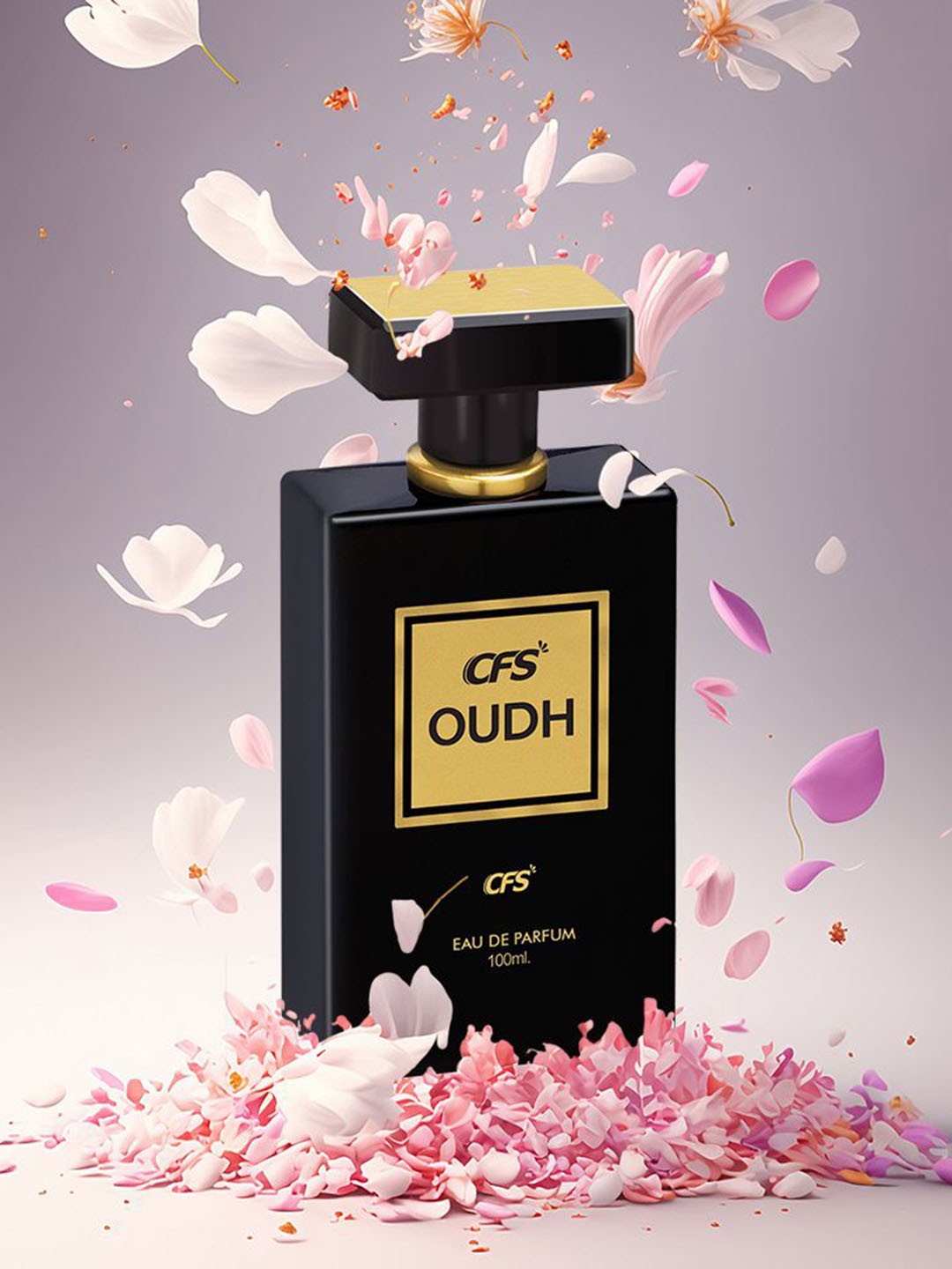 

CFS Oudh Black EDP Long Lasting Perfume & Man Only Black Deodorant Body Spray-100ml+200ml