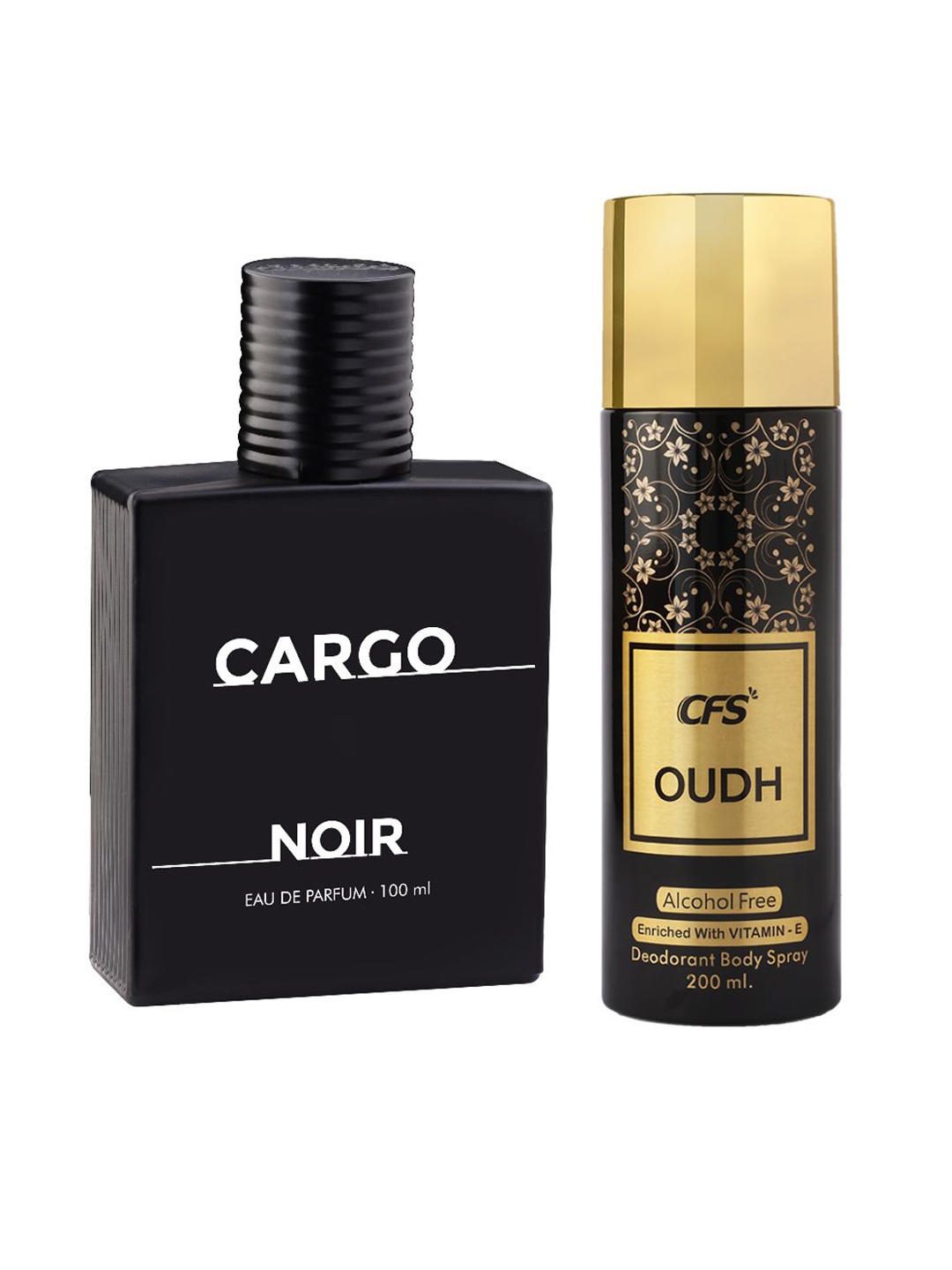 

CFS Cargo Noir EDP Long Lasting Perfume & Oudh Black Deodorant Body Spray - 300ml