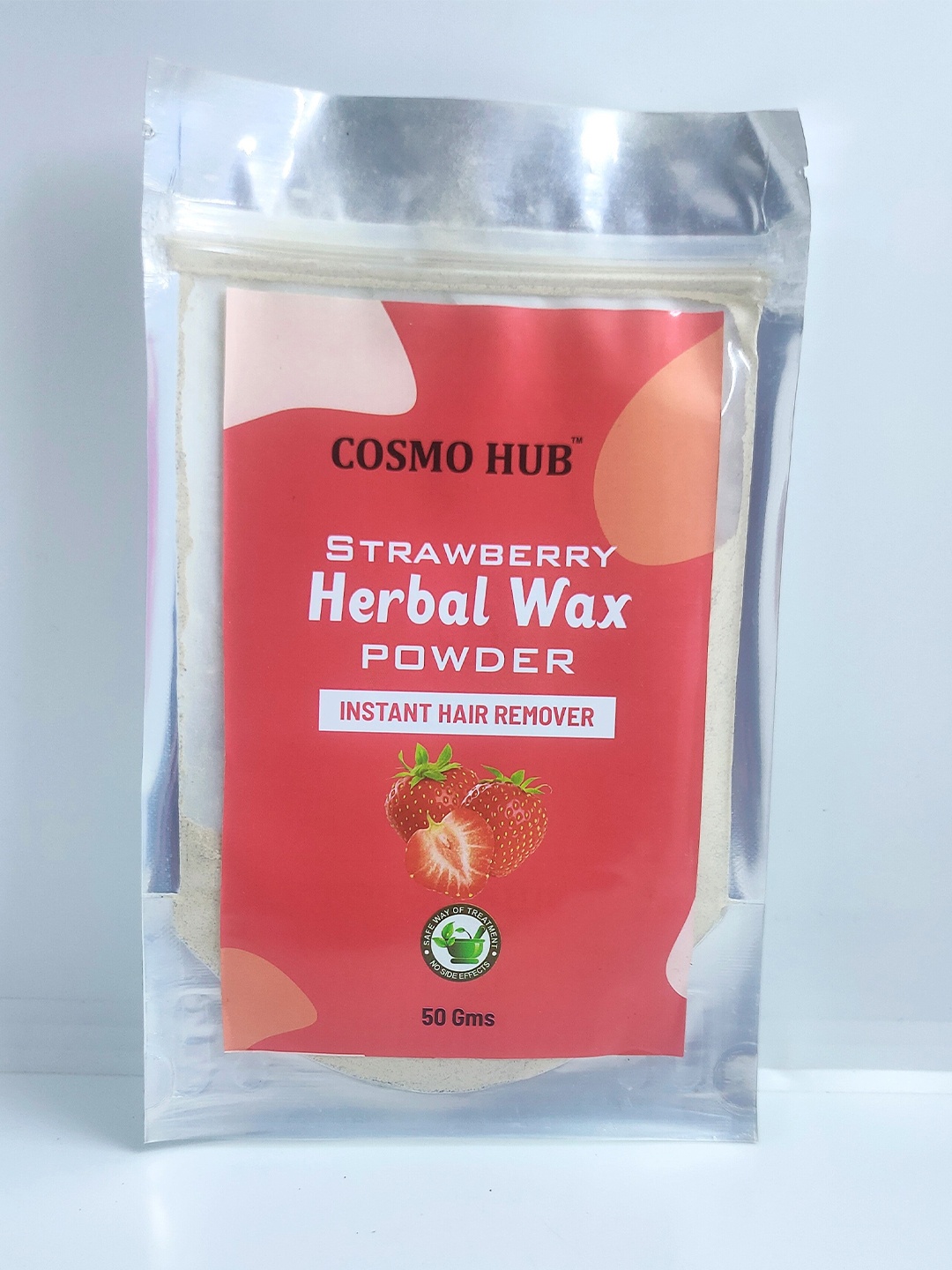 

COSMO HUB Strawberry Herbal Wax Powder- 50g, Camel brown