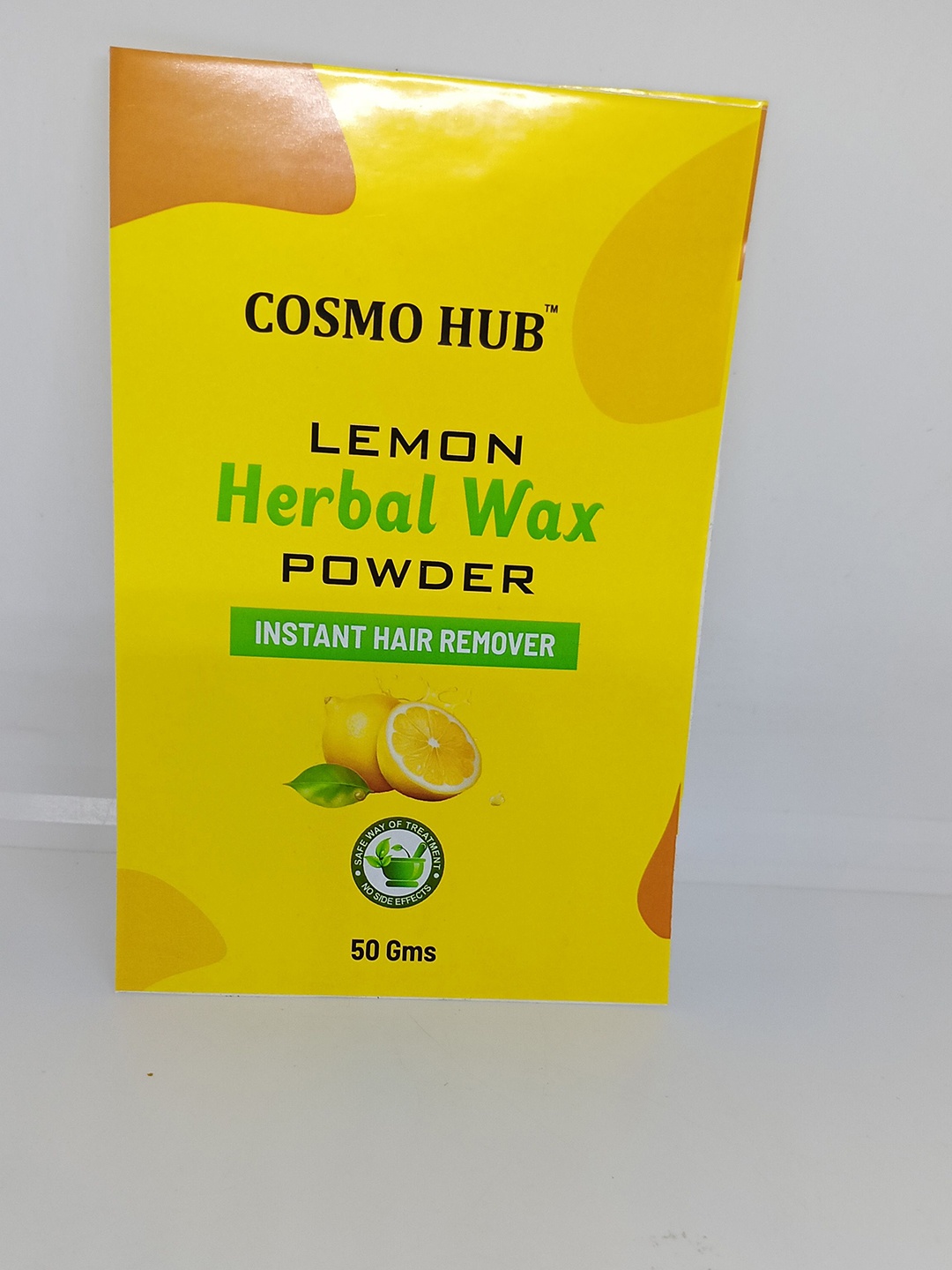 

COSMO HUB Lemon Herbal Wax Powder for Instant Hair Removal - 50g, Yellow