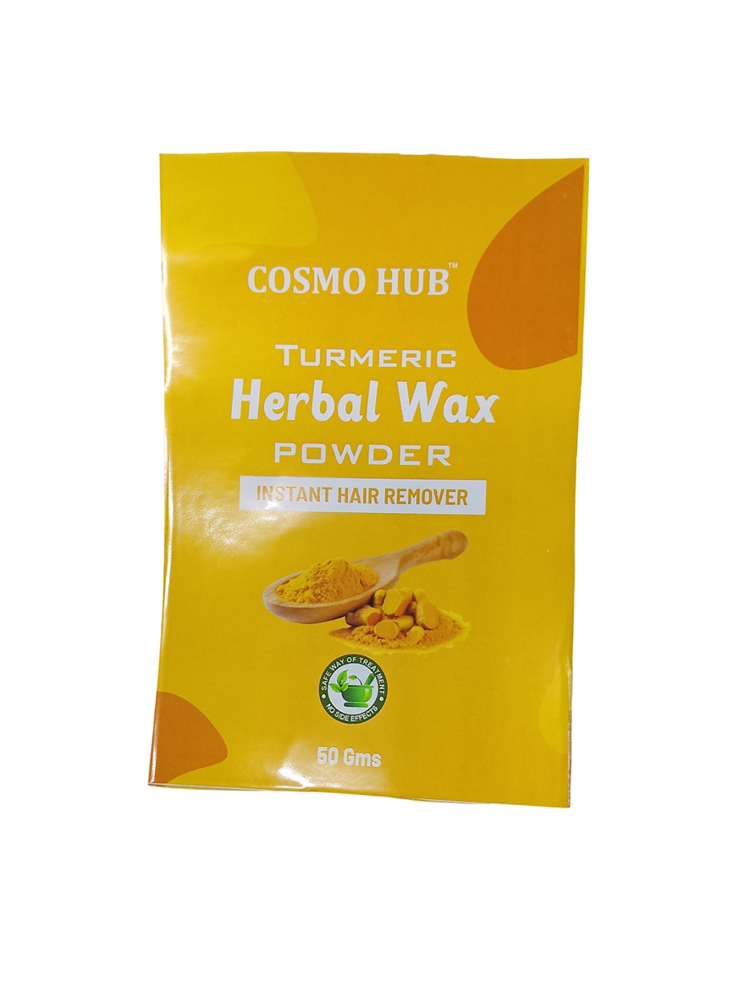 

COSMO HUB Turmeric Herbal Wax Powder-50g, Camel brown