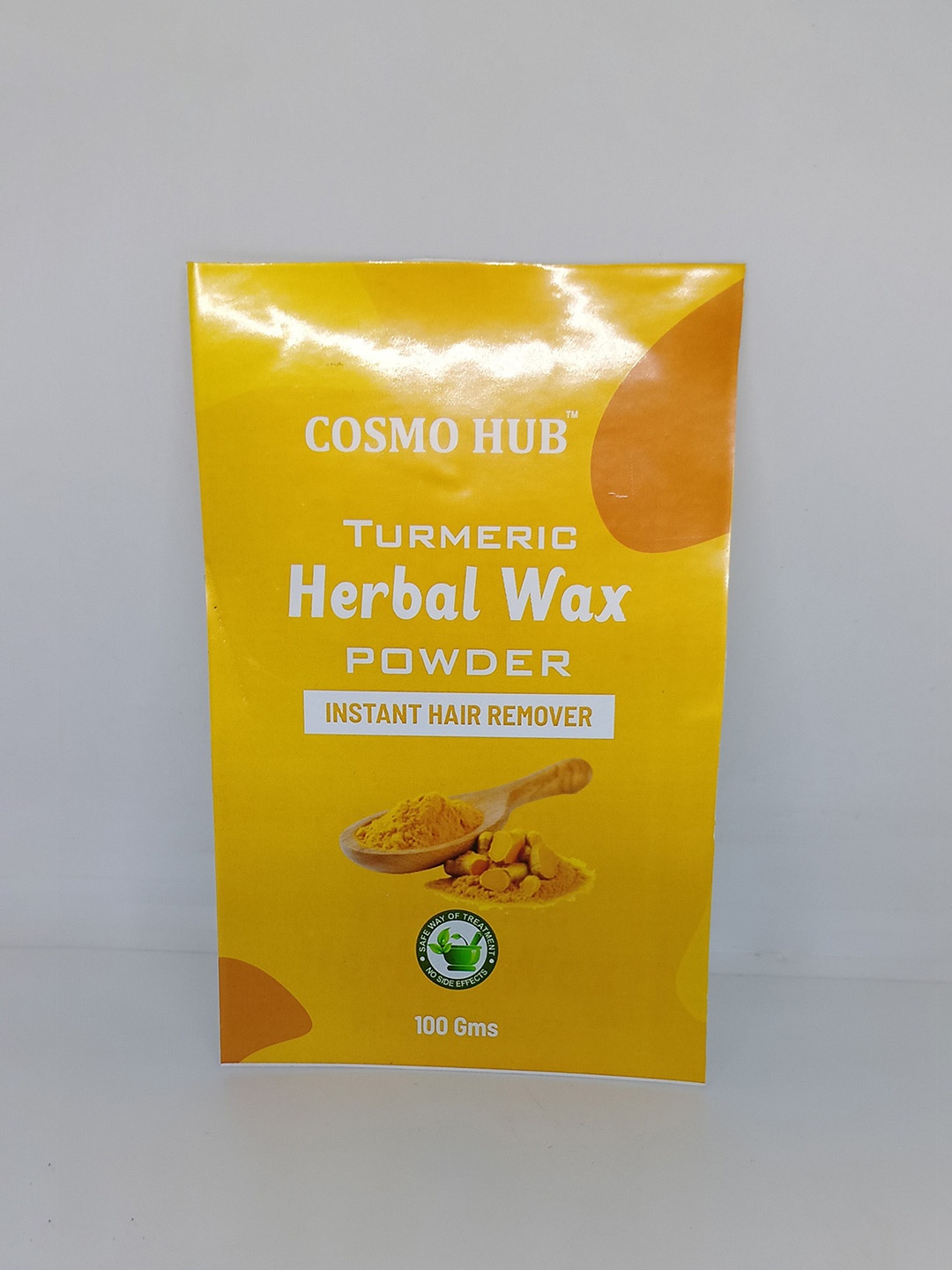 

COSMO HUB Turmeric Herbal Wax Powder for Instant Hair Removal -100g, Camel brown