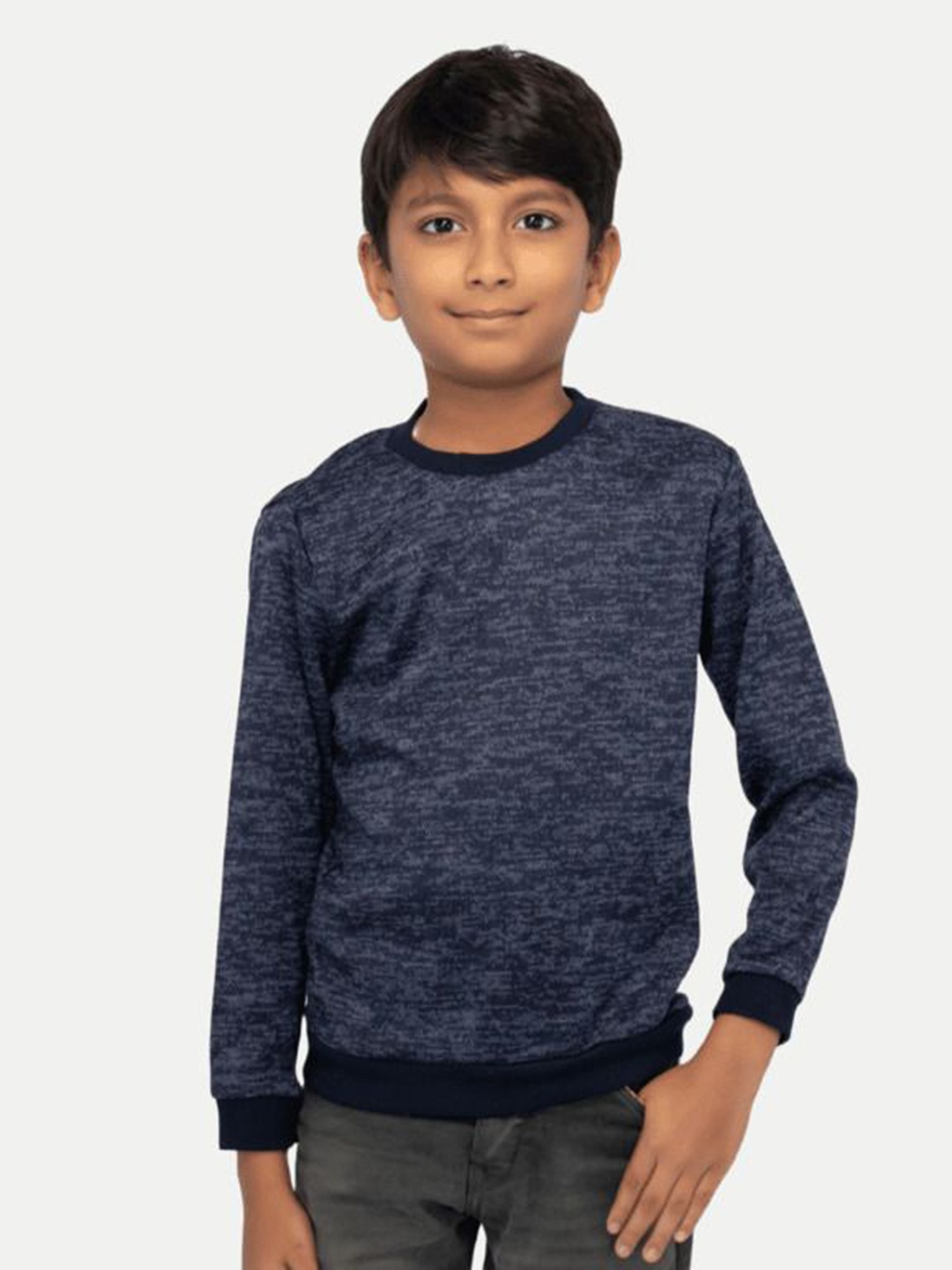 

BAESD Boys Printed Round Neck Cotton T-Shirt, Blue
