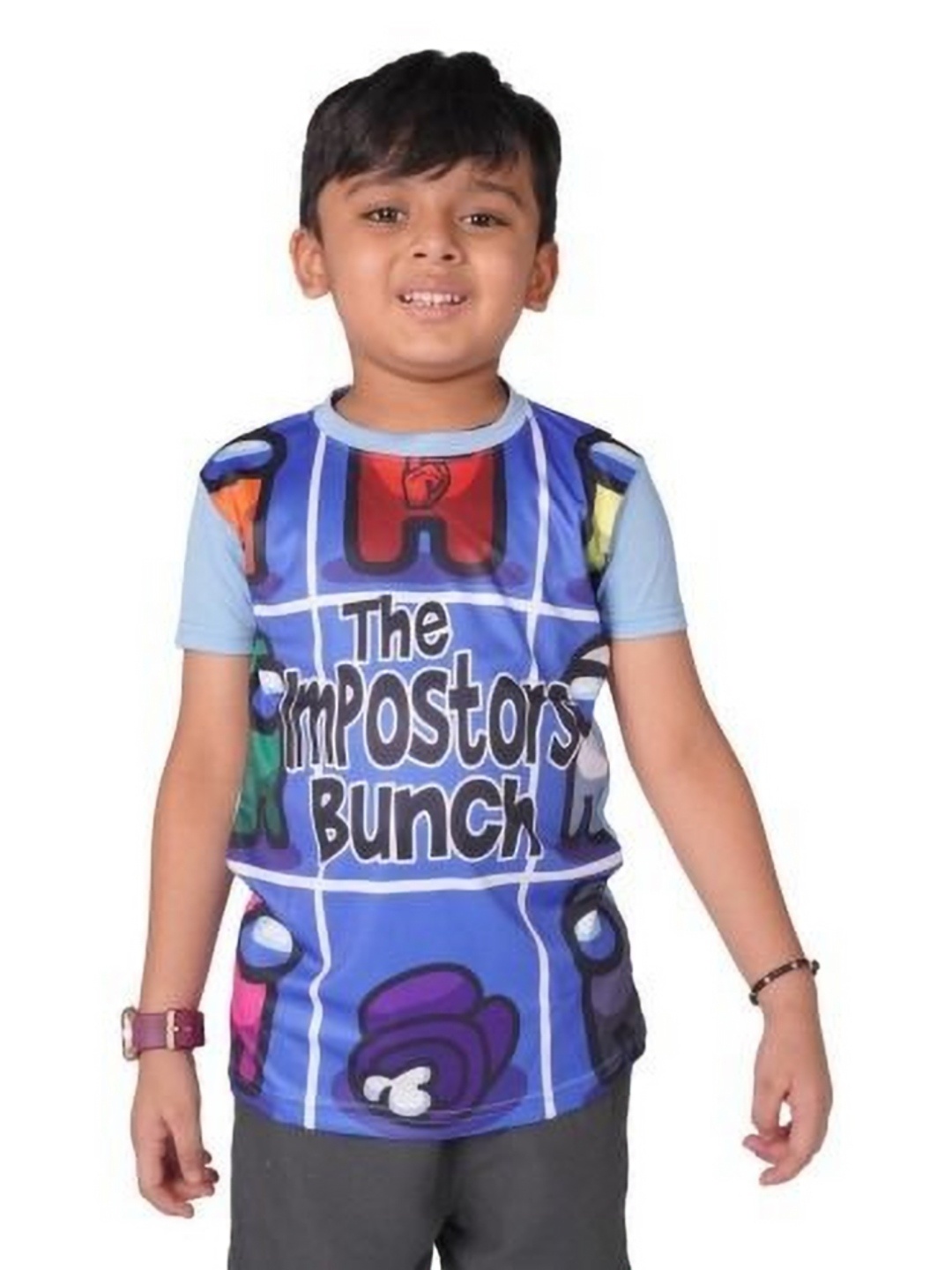 

BAESD Boys Graphic Printed Round Neck Cotton T-Shirt, Blue