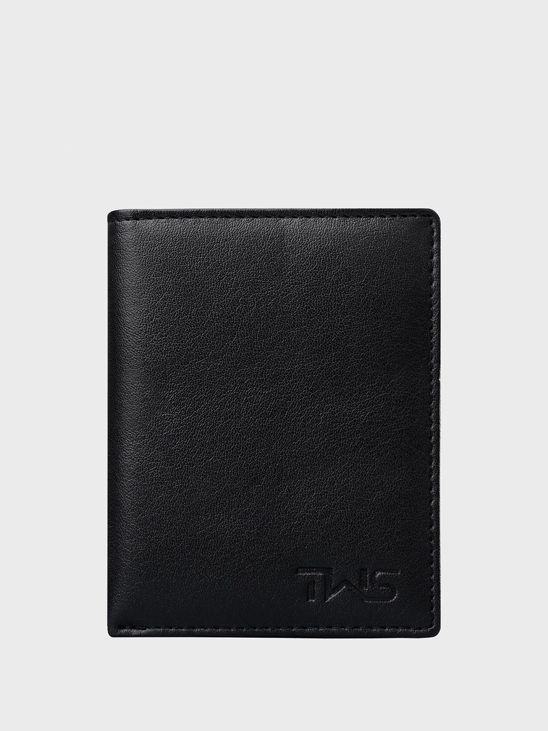 

The Wallet Store Men Leather Two Fold Wallet, Black