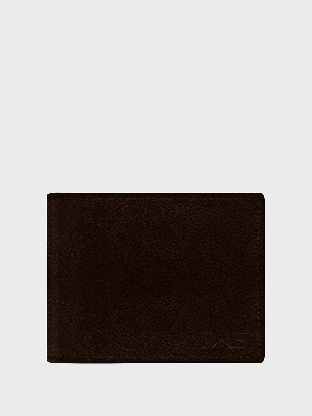 

The Wallet Store Men Leather Two Fold Wallet, Brown